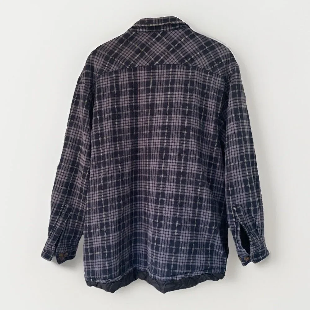 Levi's Levi Strauss Flannel Shacket XL Heavy Shirt Jacket‎ Button Up Plaid Mens